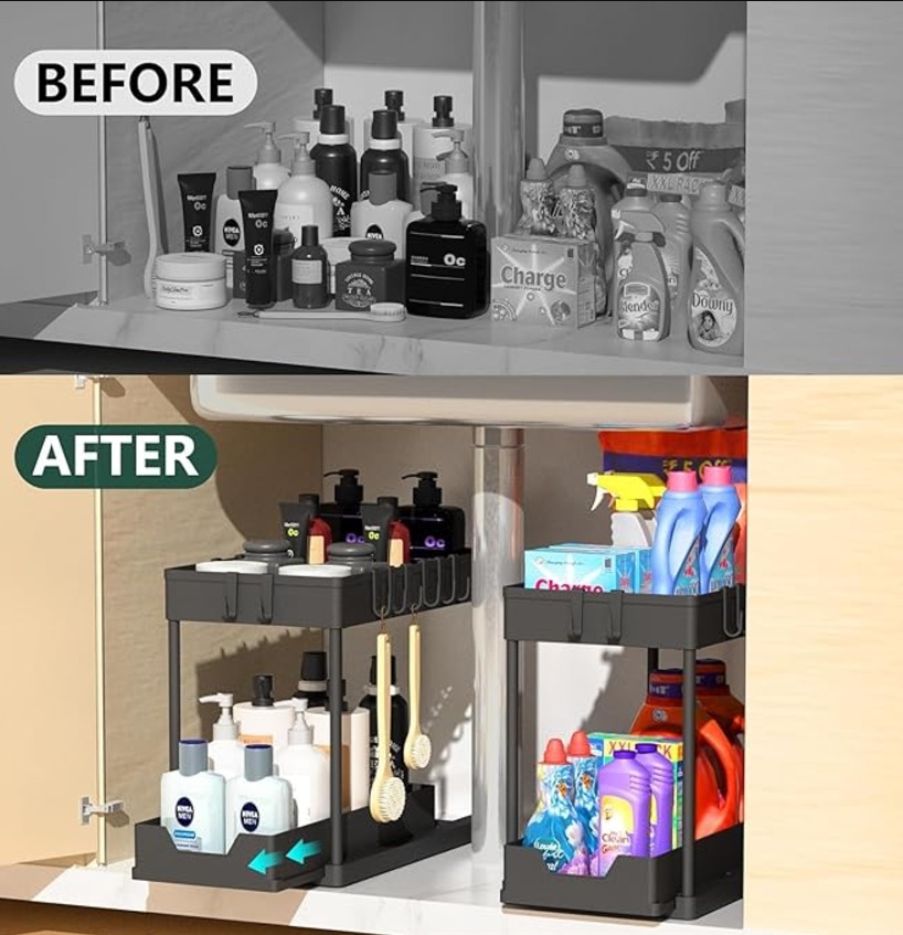 Set organizador para debajo del fregader